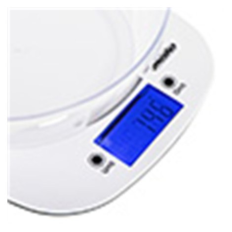 Mesko | Scale with bowl | MS 3165 | Maximum weight (capacity) 5 kg | Graduation 1 g | Display type LCD | White - 2